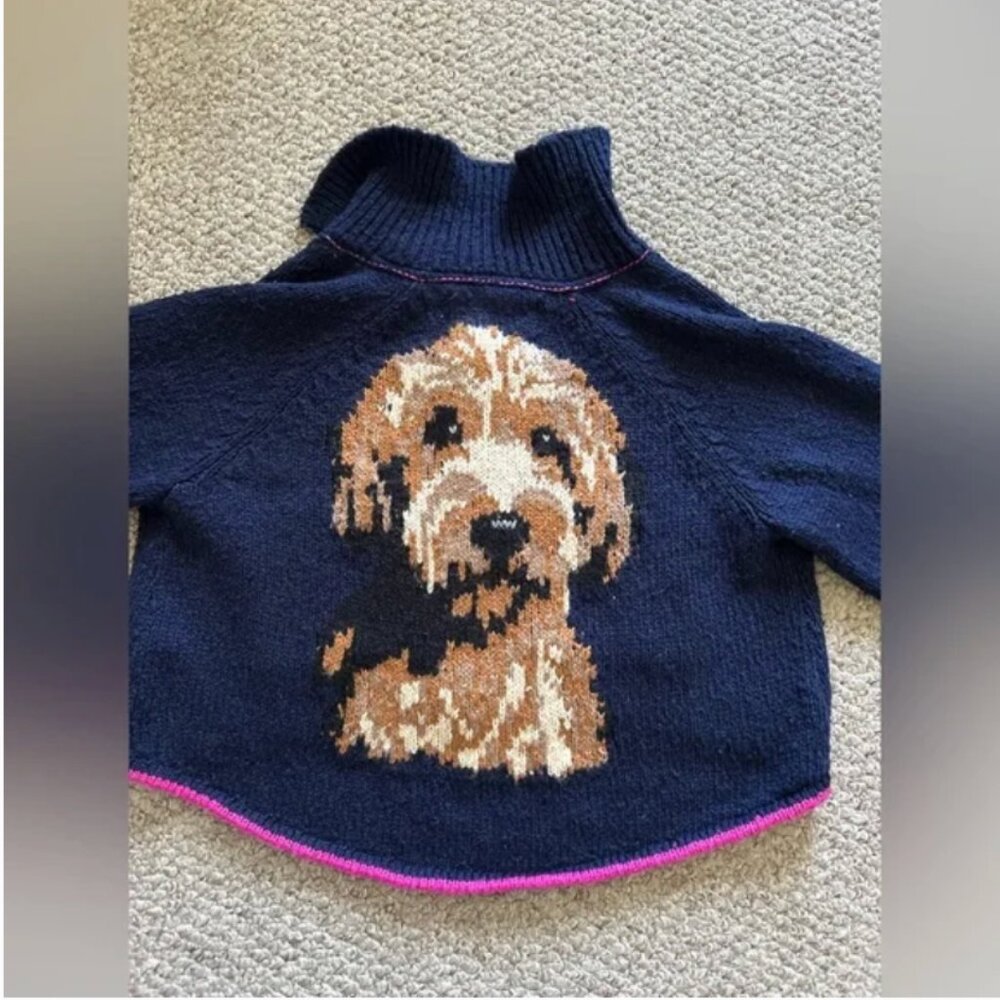 Anthropologie NWT The Jesse Dog Icon Cardigan Sweater Pilcro size XS - Picture 5 of 10